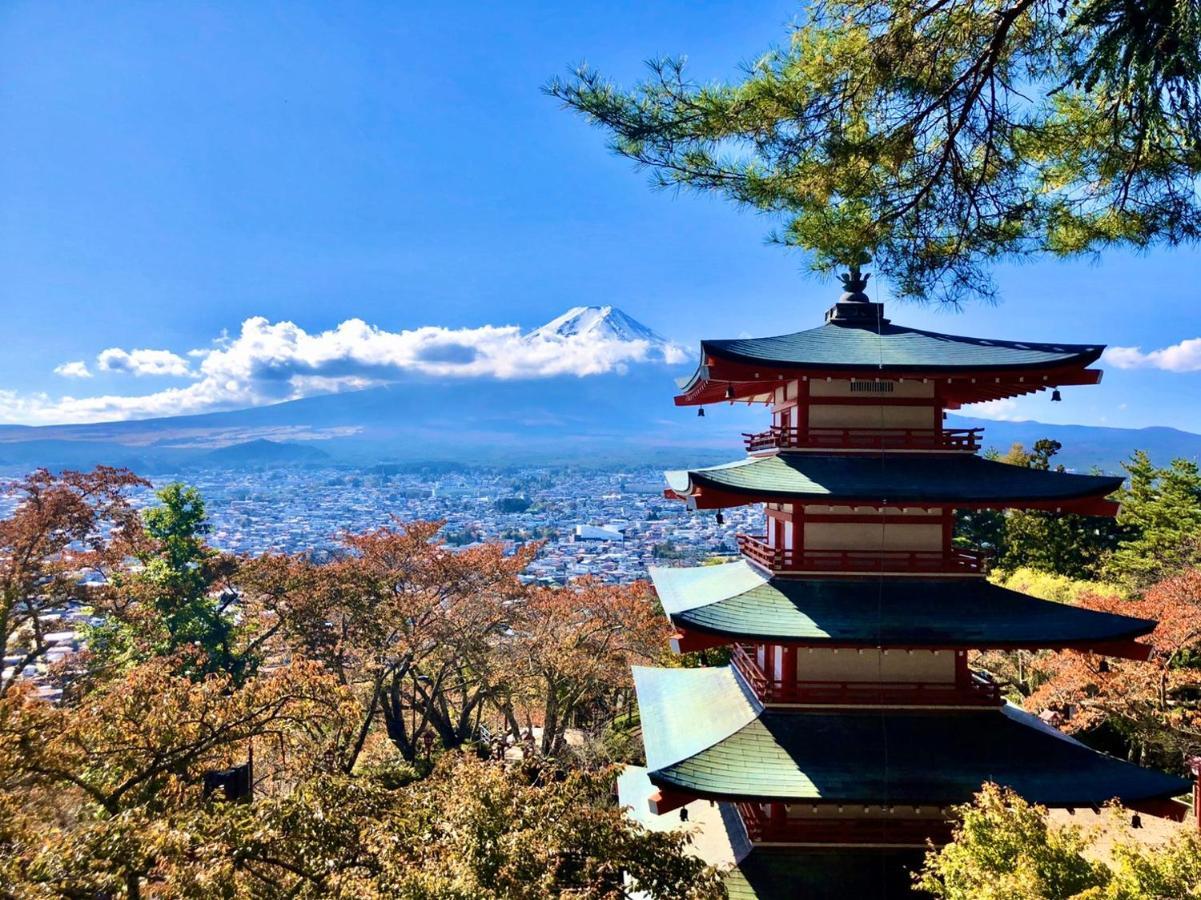 Dot Hostel&Bar 富士山 Fujikawaguchiko Bagian luar foto